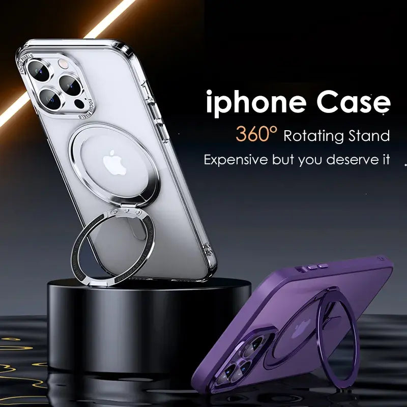 Magnetic 360Â° Rotation Stand Phone Case
